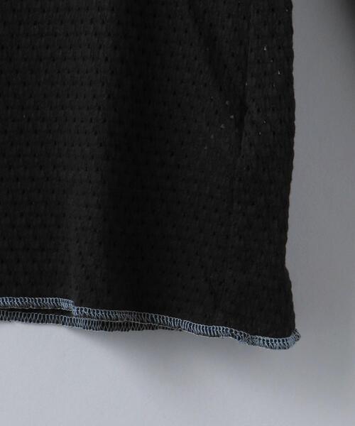 ＜6(ROKU)＞MESH LONG SLEEVE PULLOVER/カットソー 6（ロク）の「＜6(ROKU)＞MESH SQUARE NECK PULLOVER/カットソー（T