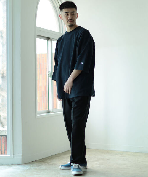 Champion（チャンピオン）の「Champion × BEAMS / 別注 Football T-shirt（Tシャツ/カットソー・メンズ・グレー/ネイビー/ホワイト・L/M/S/XL）」の12枚目の写真