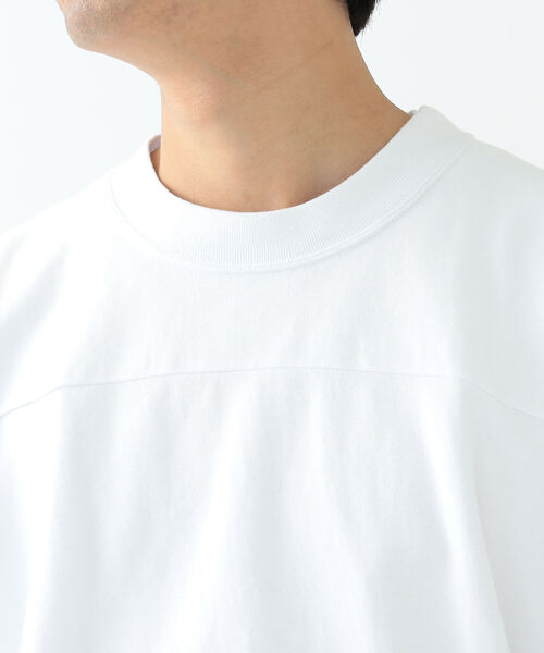 Champion（チャンピオン）の「Champion × BEAMS / 別注 Football T-shirt（Tシャツ/カットソー・メンズ・グレー/ネイビー/ホワイト・L/M/S/XL）」の11枚目の写真