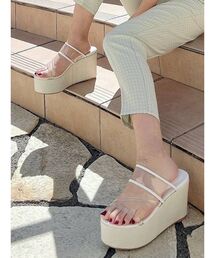 RESEXXY | クリアウェッジサンダル(サンダル)