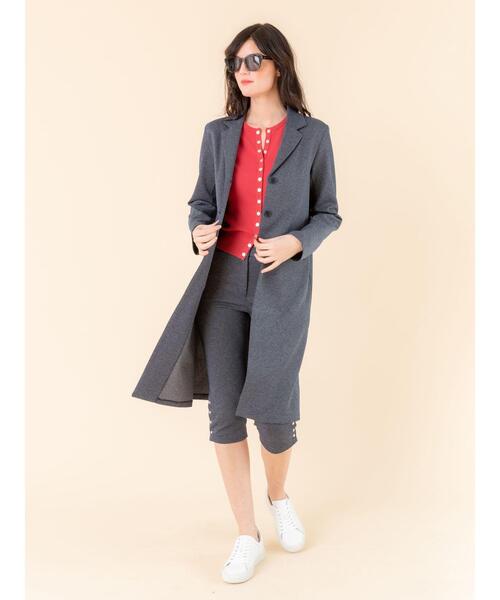 agnes b.（アニエスベー）の「JFH2 MANTEAU チェスターコート（チェスターコート・レディース・ブルー系その他・2/3/1）」の10枚目の写真