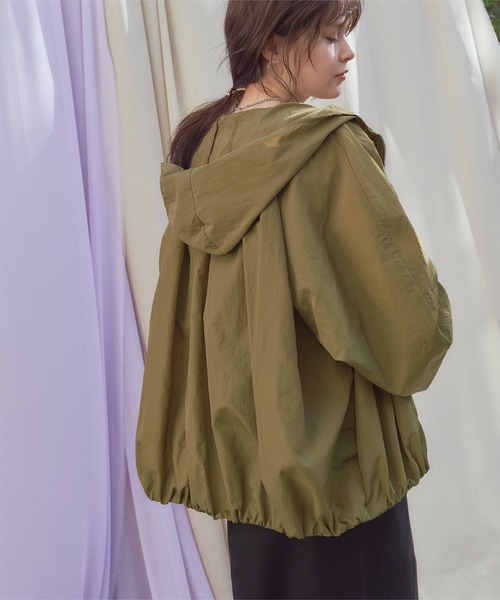 titivate（ティティベイト）の「ｷﾞｬｻﾞｰﾌｰﾃﾞｯﾄﾌﾞﾙｿﾞﾝ（ブルゾン・レディース・カーキ/ブラック/ライトブルー/キャメル・S/M）」の21枚目の写真