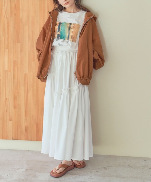 titivate（ティティベイト）の「ｷﾞｬｻﾞｰﾌｰﾃﾞｯﾄﾌﾞﾙｿﾞﾝ（ブルゾン・レディース・カーキ/ブラック/ライトブルー/キャメル・S/M）」の6枚目の写真