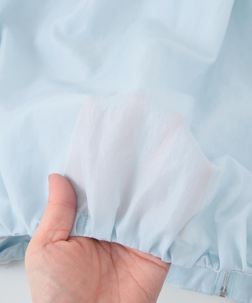 titivate（ティティベイト）の「ｷﾞｬｻﾞｰﾌｰﾃﾞｯﾄﾌﾞﾙｿﾞﾝ（ブルゾン・レディース・カーキ/ブラック/ライトブルー/キャメル・S/M）」の7枚目の写真