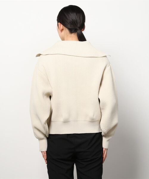 AS KNOW AS PINKY（アズノゥアズピンキー）の「セーラーカラーライトカーディガン（カーディガン/ボレロ・レディース・ピンクベージュ/ライトグリーン/オフホワイト/パープル・FREE）」の12枚目の写真