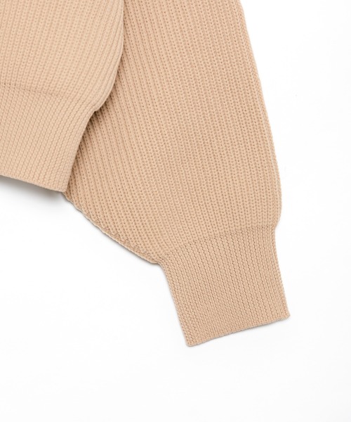 AS KNOW AS PINKY（アズノゥアズピンキー）の「セーラーカラーライトカーディガン（カーディガン/ボレロ・レディース・ピンクベージュ/ライトグリーン/オフホワイト/パープル・FREE）」の6枚目の写真