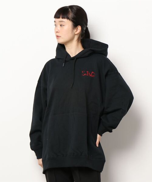 美品❗️ Rough and Swellスウェットパーカー ブラック M 防風スウェットパーカー