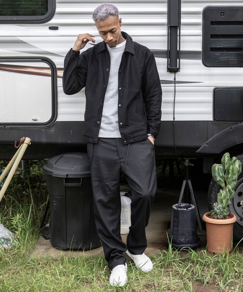 The Endless Summer（エンドレスサマー）の「The Endless Summer/エンドレスサマー WONDER SHAPE ワンダーシェイプハイストレッチコーチジャケット（ブルゾン・メンズ・カーキ/ブラック・M/S/L）」の8枚目の写真