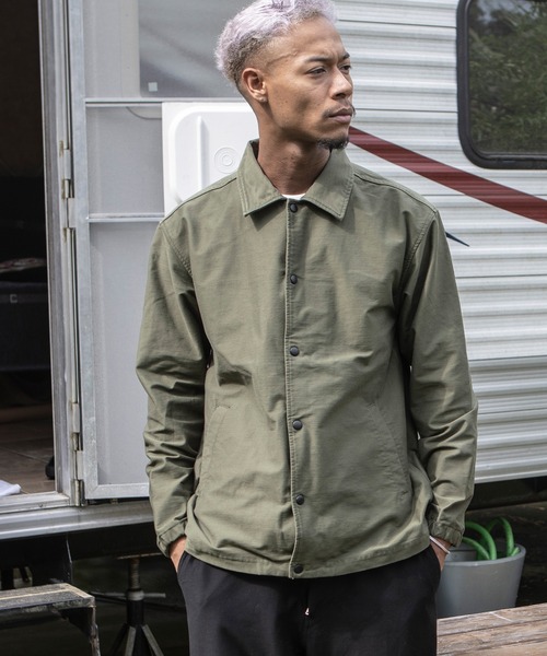 The Endless Summer（エンドレスサマー）の「The Endless Summer/エンドレスサマー WONDER SHAPE ワンダーシェイプハイストレッチコーチジャケット（ブルゾン・メンズ・カーキ/ブラック・M/S/L）」の10枚目の写真