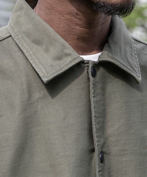 The Endless Summer（エンドレスサマー）の「The Endless Summer/エンドレスサマー WONDER SHAPE ワンダーシェイプハイストレッチコーチジャケット（ブルゾン・メンズ・カーキ/ブラック・M/S/L）」の14枚目の写真