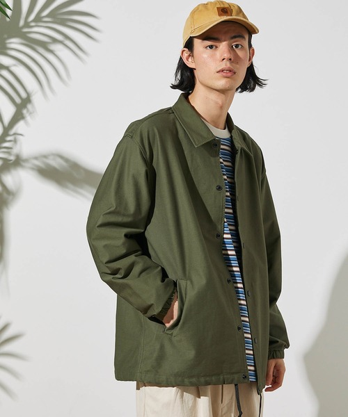The Endless Summer（エンドレスサマー）の「The Endless Summer/エンドレスサマー WONDER SHAPE ワンダーシェイプハイストレッチコーチジャケット（ブルゾン・メンズ・カーキ/ブラック・M/S/L）」の21枚目の写真