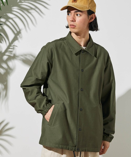 The Endless Summer（エンドレスサマー）の「The Endless Summer/エンドレスサマー WONDER SHAPE ワンダーシェイプハイストレッチコーチジャケット（ブルゾン・メンズ・カーキ/ブラック・M/S/L）」の22枚目の写真