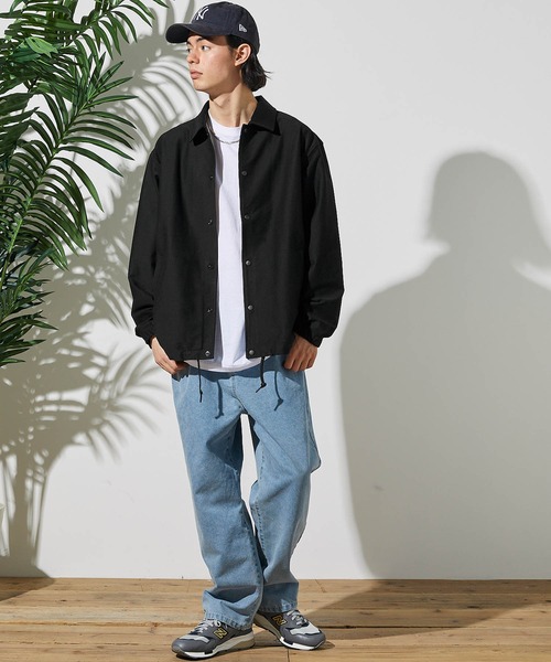 The Endless Summer（エンドレスサマー）の「The Endless Summer/エンドレスサマー WONDER SHAPE ワンダーシェイプハイストレッチコーチジャケット（ブルゾン・メンズ・カーキ/ブラック・M/S/L）」の19枚目の写真