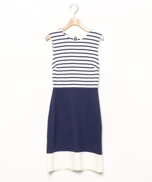 ブランド古着 ボーダー柄ノースリーブワンピース ワンピース Kate Spade New York ケイトスペード ニューヨーク のファッション通販 Zozoused