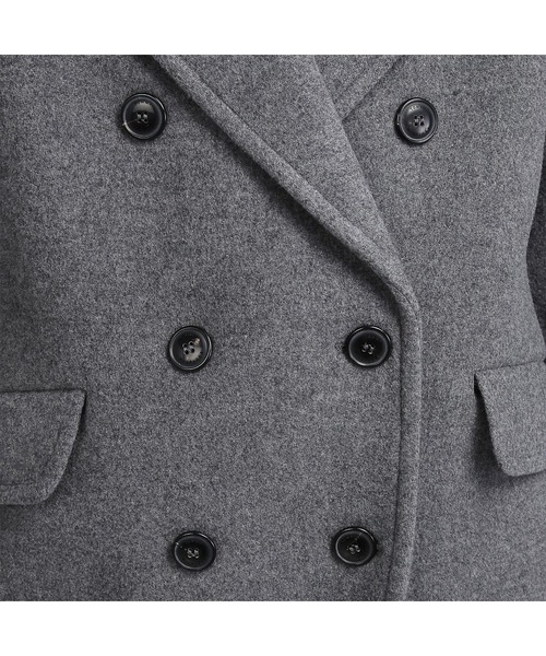 TOMMY HILFIGER(トミーヒルフィガー)の「ウールブレンドダブルブレストコート(チェスターコート・レディース・グレー・34inch/36inch)」の11枚目の写真