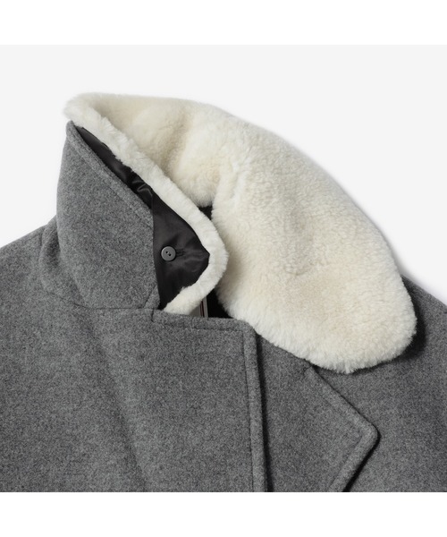 TOMMY HILFIGER(トミーヒルフィガー)の「ウールブレンドダブルブレストコート(チェスターコート・レディース・グレー・34inch/36inch)」の21枚目の写真