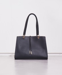 【HERALDO】A4サイズ対応/チャーム付きスクエアトートバッグ2