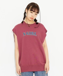 X-girl | CUT OFF SWEAT TANK TOP(タンクトップ)