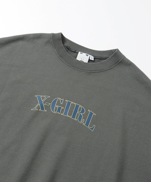 X-girl（エックスガール）の「CUT OFF SWEAT TANK TOP（タンクトップ・レディース・アッシュ/バーガンディー/チャコール・M/S）」の12枚目の写真