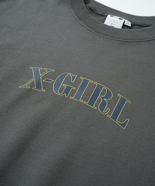 X-girl（エックスガール）の「CUT OFF SWEAT TANK TOP（タンクトップ・レディース・アッシュ/バーガンディー/チャコール・M/S）」の13枚目の写真