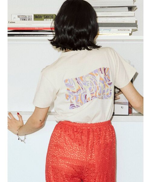 jouetie（ジュエティ）の「マーブルロゴフィット Tシャツ（Tシャツ/カットソー・レディース・ブラック/グリーン/アイボリー・MEDIUM）」の8枚目の写真