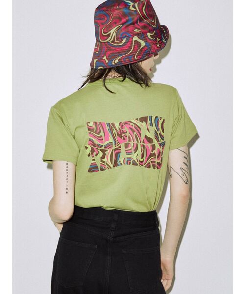 jouetie（ジュエティ）の「マーブルロゴフィット Tシャツ（Tシャツ/カットソー・レディース・ブラック/グリーン/アイボリー・MEDIUM）」の20枚目の写真