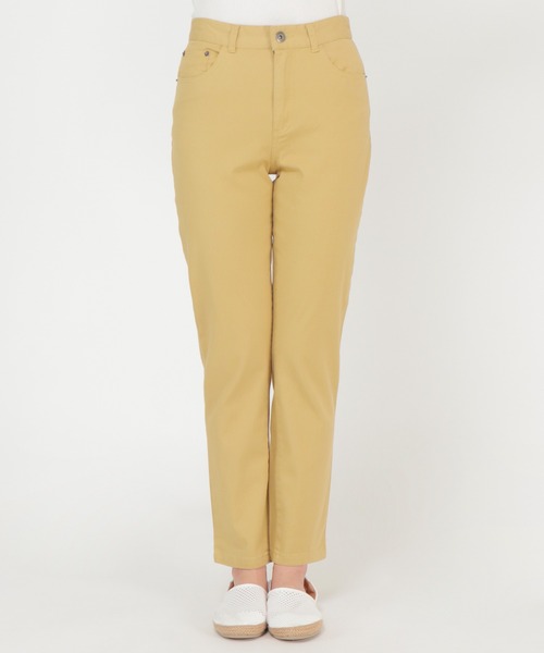 ikka（イッカ）の「綿ストレッチカラースキニーパンツ（その他パンツ・レディース・ブラック/クリアイエロー/カーキオリーブ/ライトベージュ・S/M/L）」の20枚目の写真