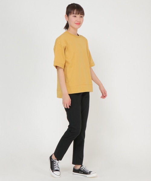 ikka（イッカ）の「綿ストレッチカラースキニーパンツ（その他パンツ・レディース・ブラック/クリアイエロー/カーキオリーブ/ライトベージュ・S/M/L）」の14枚目の写真