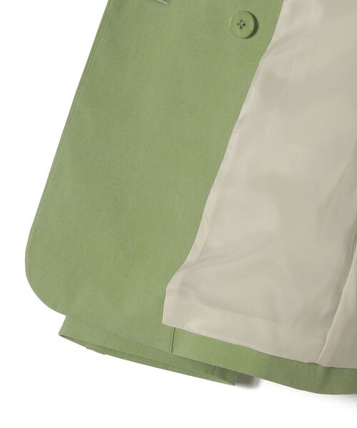 SHIPS（シップス）の「〈UV/吸水速乾/接触冷感〉FUNCTION ダブルジャケット◆（テーラードジャケット・レディース・ネイビー/オフホワイト/グリーン・38/36）」の19枚目の写真