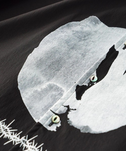 SHAREEF(シャリーフ)の「"ABSTRACT APPLE" S/S SHIRTS(シャツ/ブラウス・メンズ・ホワイト/ブラック/ライトグレー・1/2/3)」の17枚目の写真