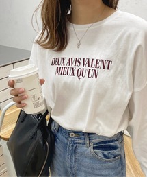 ロゴ刺繍ロンT【ZOZOTOWN限定アイテム】