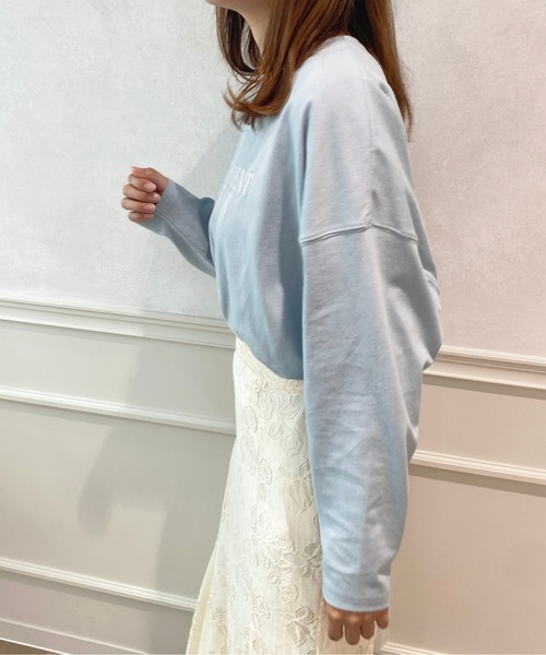 ロゴ刺繍ロンT【ZOZOTOWN限定アイテム】（Tシャツ/カットソー）｜apres