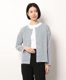 Lugnoncure | クルーネックボーダーカーディガン(カーディガン/ボレロ)