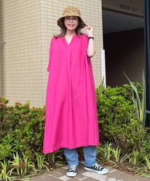 RODEO CROWNS WIDE BOWL | スキッパーリラックスワンピース(ワンピース)