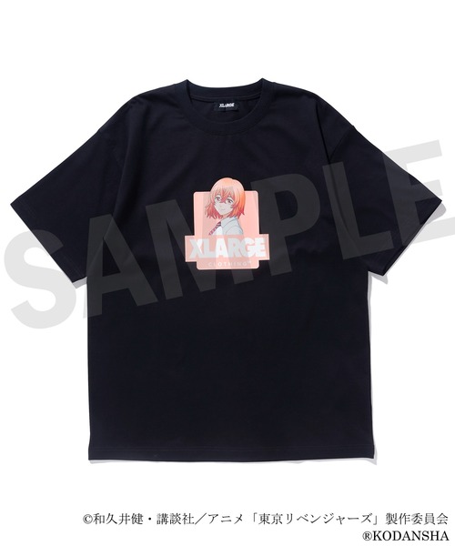 Tシャツ XLARGE 古着エクストララージ×東京リベンジャーズ橘ひなた 
