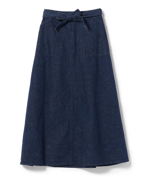 BEAMS BOY（ビームスボーイ）の「orSlow / デニム ラップスカート（デニムスカート・レディース・インディゴブルー・ONE SIZE）」の2枚目の写真