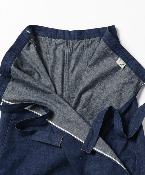 BEAMS BOY（ビームスボーイ）の「orSlow / デニム ラップスカート（デニムスカート・レディース・インディゴブルー・ONE SIZE）」の4枚目の写真