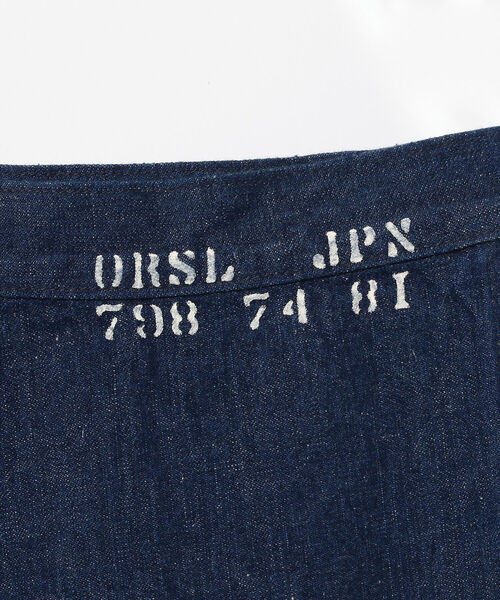 BEAMS BOY（ビームスボーイ）の「orSlow / デニム ラップスカート（デニムスカート・レディース・インディゴブルー・ONE SIZE）」の6枚目の写真