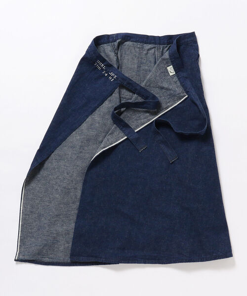 BEAMS BOY（ビームスボーイ）の「orSlow / デニム ラップスカート（デニムスカート・レディース・インディゴブルー・ONE SIZE）」の7枚目の写真