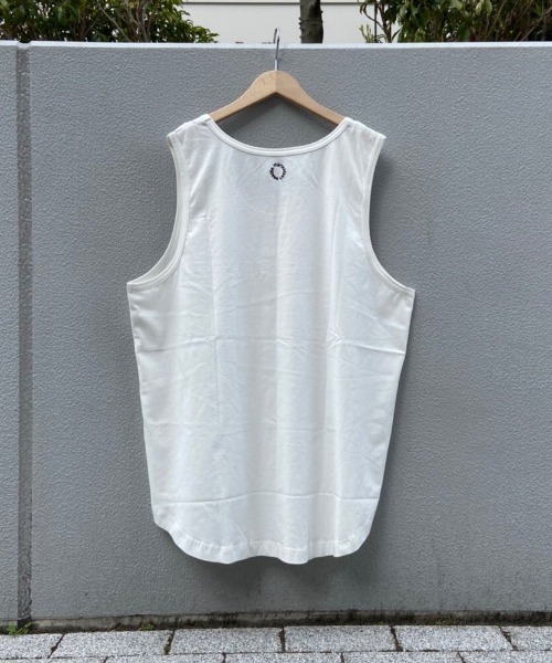 MANASTASH（マナスタッシュ）の「MANASTASH/マナスタッシュ　MS Circle logo tanktop　MSサークルロゴタンクトップ（タンクトップ・レディース・ホワイト/ブラック・MEDIUM/LARGE）」の8枚目の写真