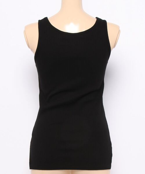 HONEYSUCKLE ROSE（ハニーサックルローズ）の「【HONEYSUCKLE ROSE】スクエアネックタンク（タンクトップ・レディース・ブラック/ホワイト/ライトベージュ/ホワイト×ブラック・S/M/L/LARGE/SMALL/MEDIUM）」の17枚目の写真