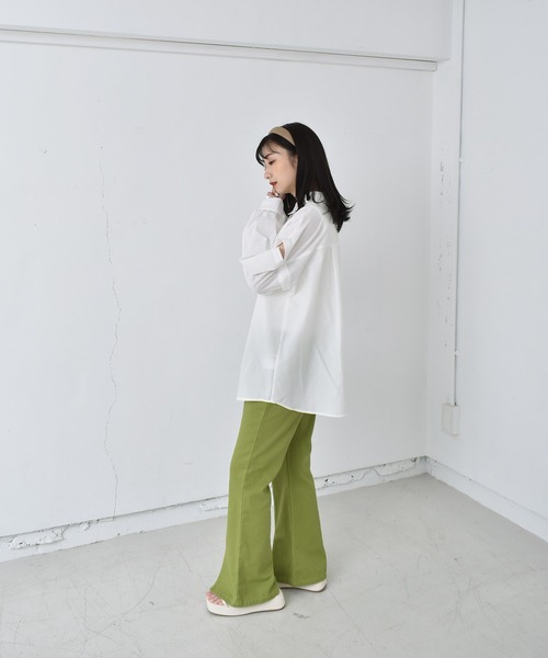 RETRO GIRL(レトロガール)の「アソート2WAYシャツ(シャツ/ブラウス・レディース・オフホワイト/グリーン/ブラック系その他/イエロー系その他・FREE)」の19枚目の写真