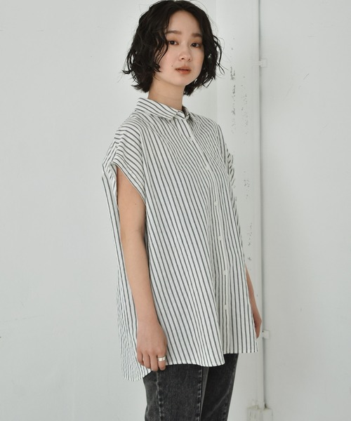 RETRO GIRL(レトロガール)の「アソート2WAYシャツ(シャツ/ブラウス・レディース・オフホワイト/グリーン/ブラック系その他/イエロー系その他・FREE)」の7枚目の写真