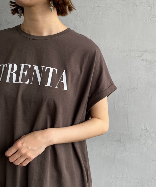 MICA&DEAL/マイカアンドディール] 別注 TRENTA ワイドシルエットロゴ