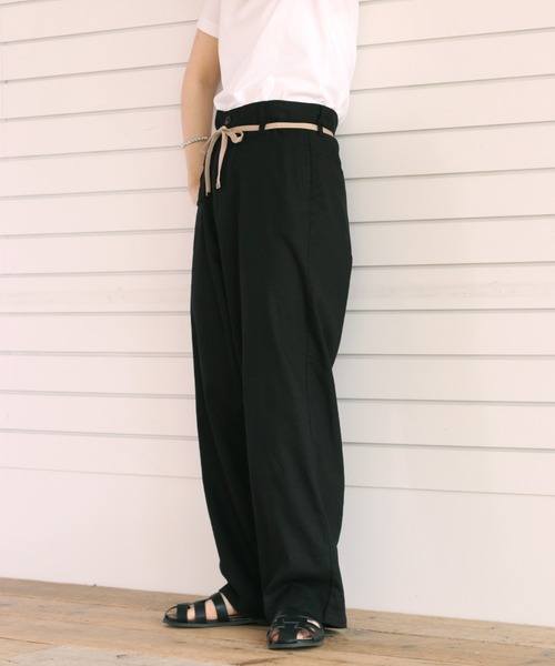 cepo(セポ)の「リネンレーヨン アーミーパンツ(その他パンツ・レディース・オフホワイト/ブラック・S/M)」の19枚目の写真