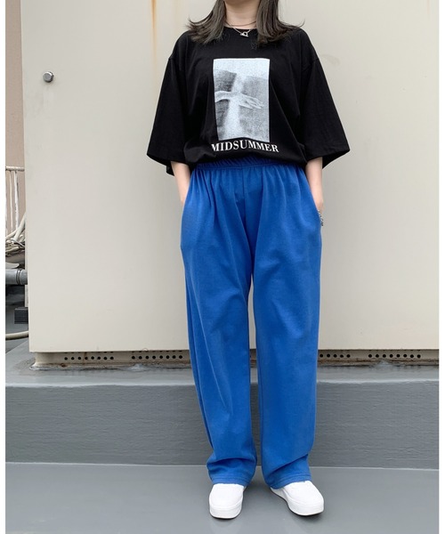 LVEU.(ラブユ.)の「【LVEU.】スウェットロングパンツ / ボトムス パンツ スウェット ワイド ルーズ イージー カジュアル シンプル ブラック ピンク グリーン ブルー(その他パンツ・レディース・ブラック/ブルー/グリーン/ピンク・FREE)」の13枚目の写真