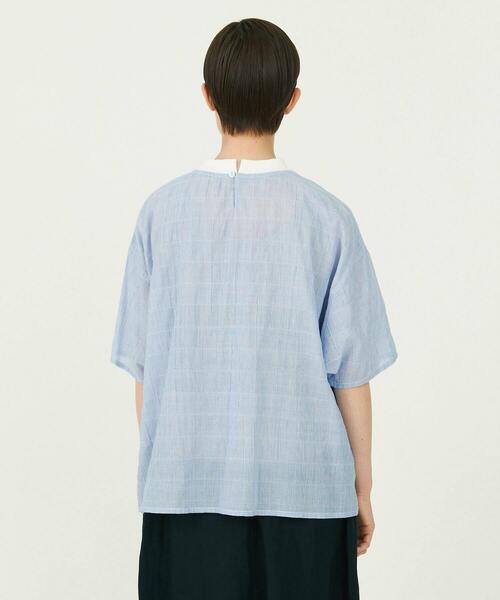 「conges payes ADIEU TRISTESSE」 半袖シャツ 38 グリーン レディース conges payes ADIEU TRISTESSE 「conges TRISTESSE」 半袖