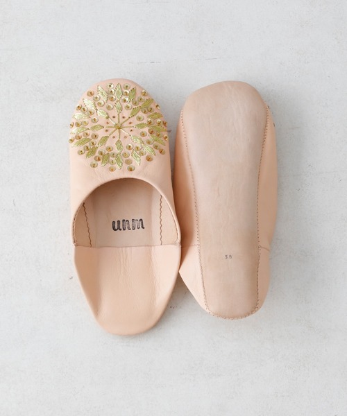 BIRTHDAY BAR（バースデイバー）の「＜育てるスリッパ＞ unm モロッカンスタイル バブーシュ ルームシューズ（ルームシューズ/スリッパ・レディース・ブラック/ベージュ/グリーン/パープル/ブラックミックス・フリー）」の11枚目の写真