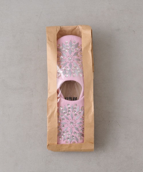 BIRTHDAY BAR（バースデイバー）の「＜育てるスリッパ＞ unm モロッカンスタイル バブーシュ ルームシューズ（ルームシューズ/スリッパ・レディース・ブラック/ベージュ/グリーン/パープル/ブラックミックス・フリー）」の20枚目の写真