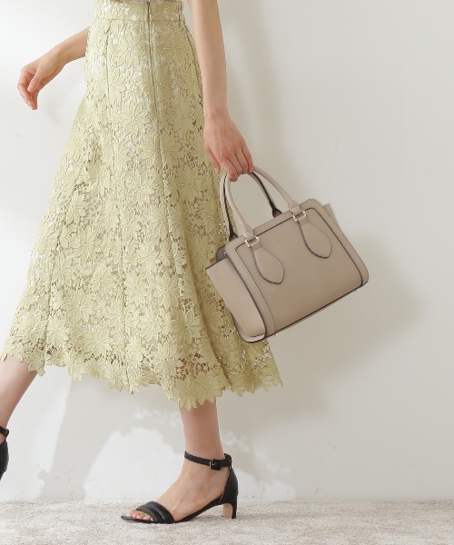 N.（N. Natural Beauty Basic）（エヌエヌナチュラルビューティーベーシック）の「◆トリミングミニショルダーバッグ（ショルダーバッグ・レディース・ベージュ/ブルー/キャメル・ﾌﾘ-）」の2枚目の写真